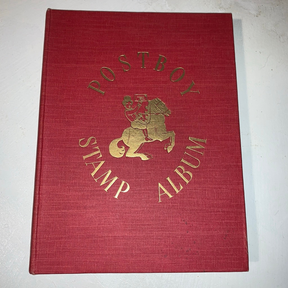 Unisex Frank Godden, Ltd Red Gold Postboy Stamp Album One Size